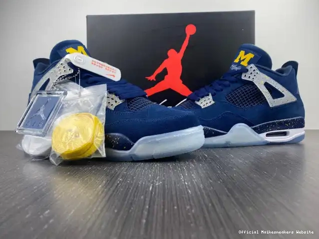 Official Maikesneakers 4 Jordan (PE) AJ4-1036660 Retro Michigan Air 0605